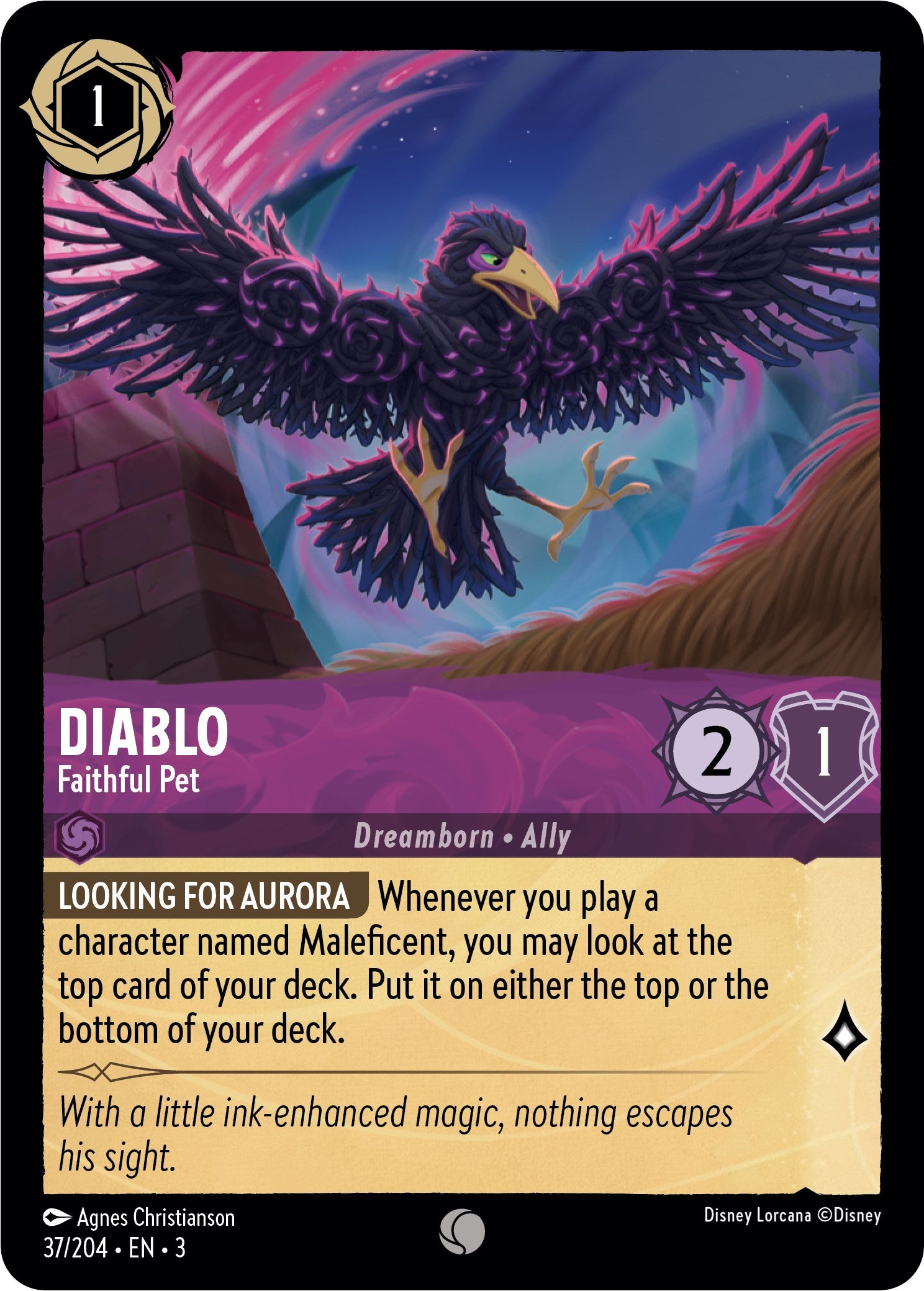 Diablo - Faithful Pet (37/204) [Into the Inklands] | Fandemonia Ltd