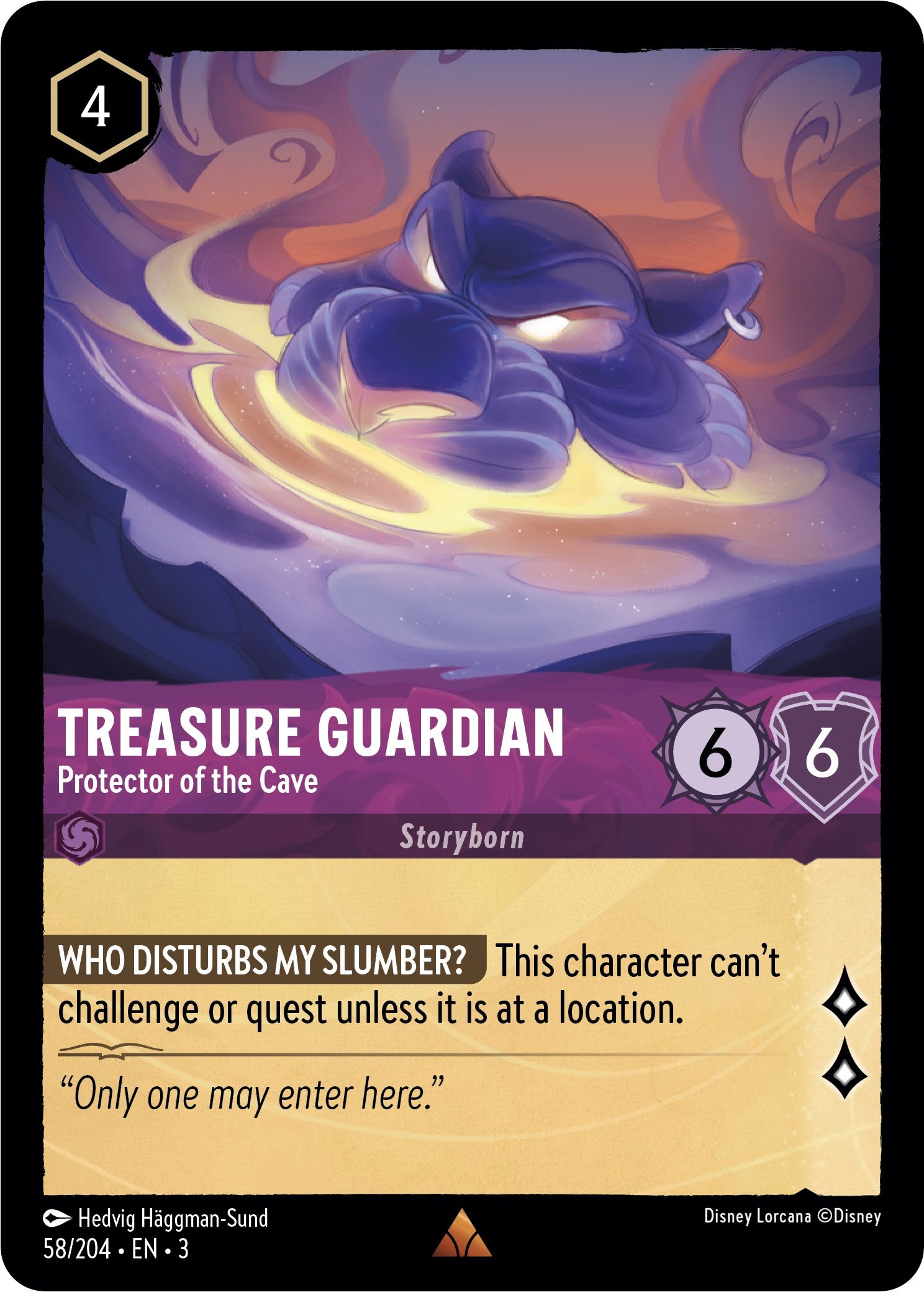 Treasure Guardian - Protector of the Cave (58/204) [Into the Inklands] | Fandemonia Ltd