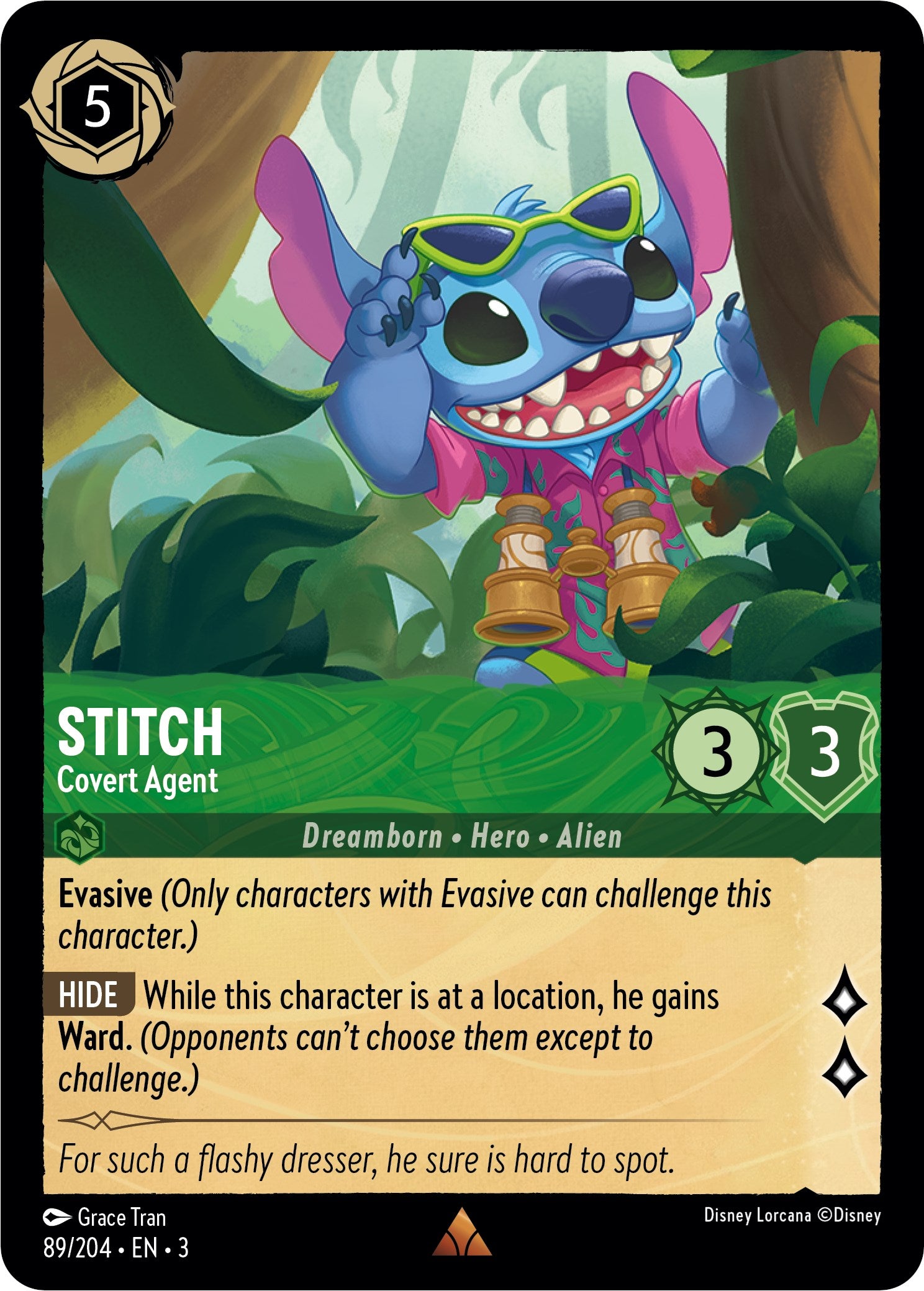 Stitch - Covert Agent (89//204) [Into the Inklands] | Fandemonia Ltd