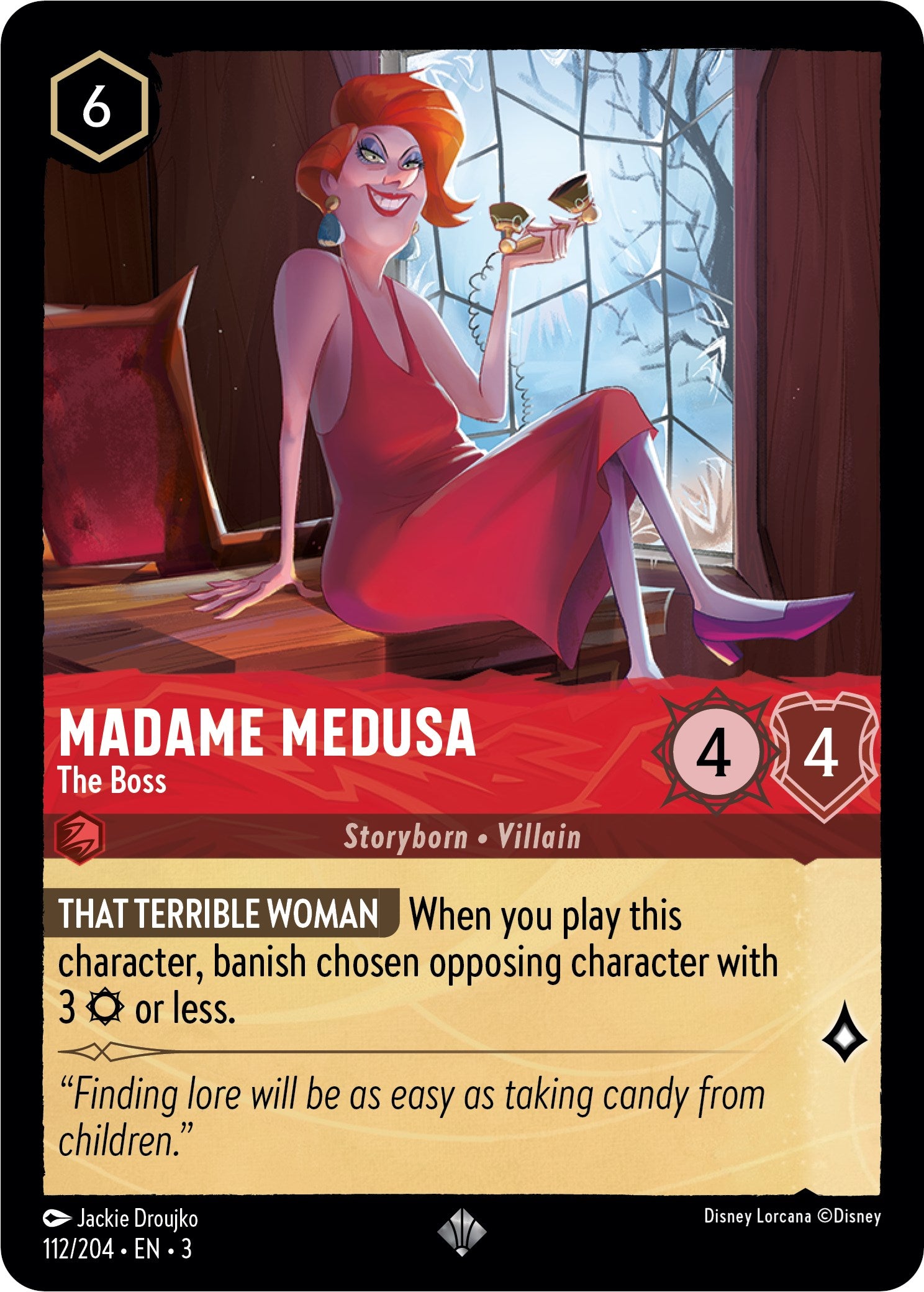 Madame Medusa - The Boss (112/204) [Into the Inklands] | Fandemonia Ltd