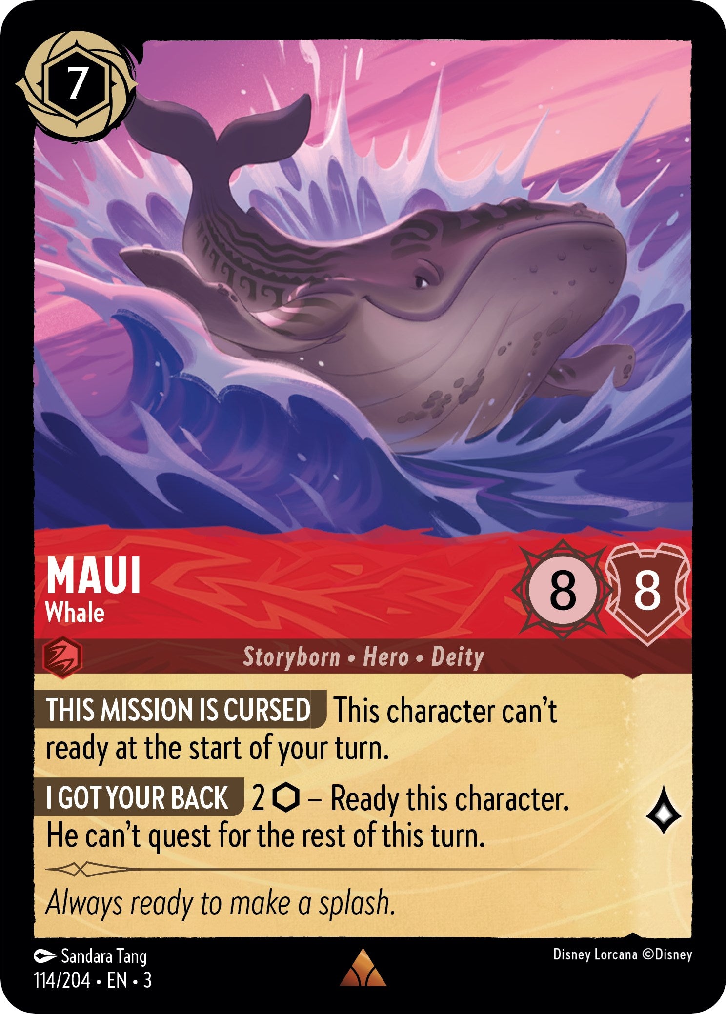 Maui - Whale (114//204) [Into the Inklands] | Fandemonia Ltd