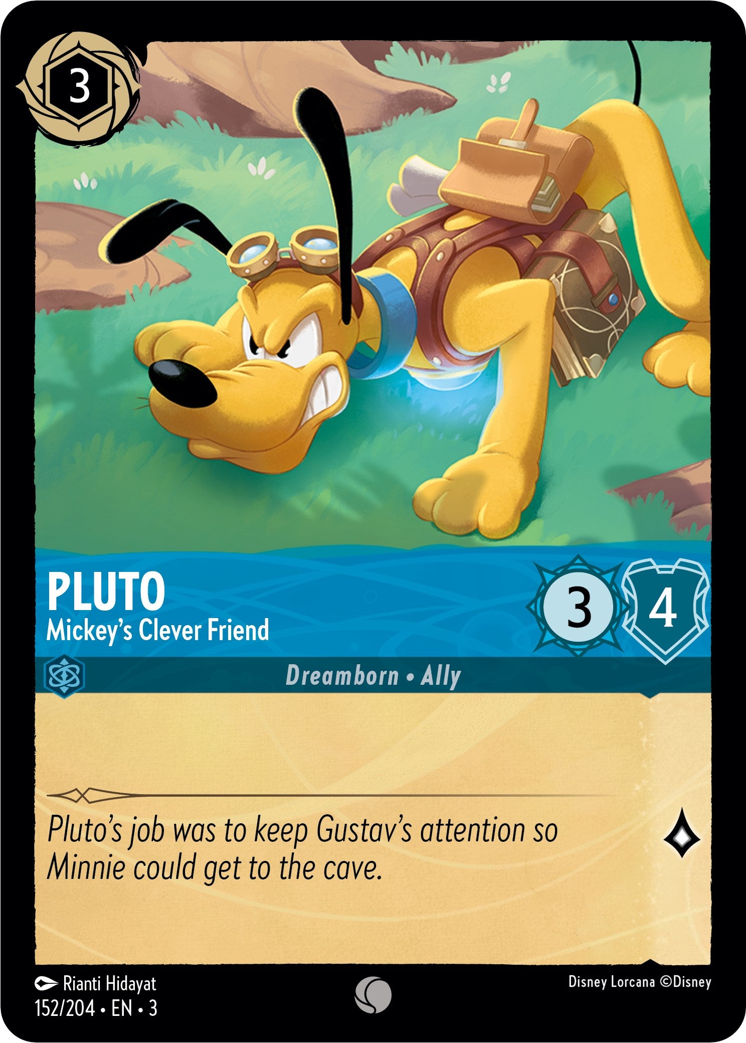 Pluto - Mickey's Clever Friend (152/204) [Into the Inklands] | Fandemonia Ltd