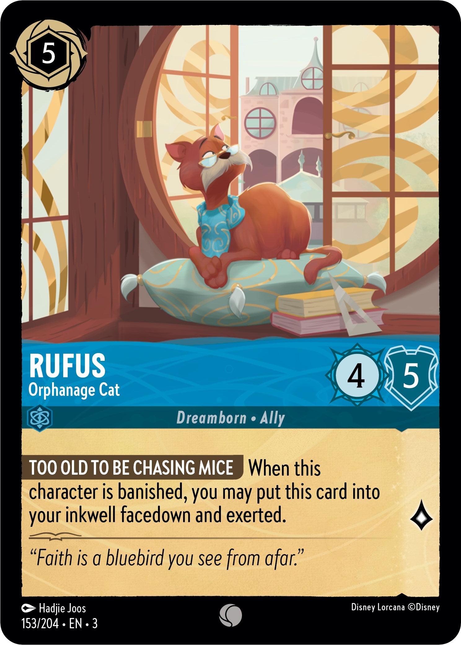 Rufus - Orphanage Cat (153/204) [Into the Inklands] | Fandemonia Ltd