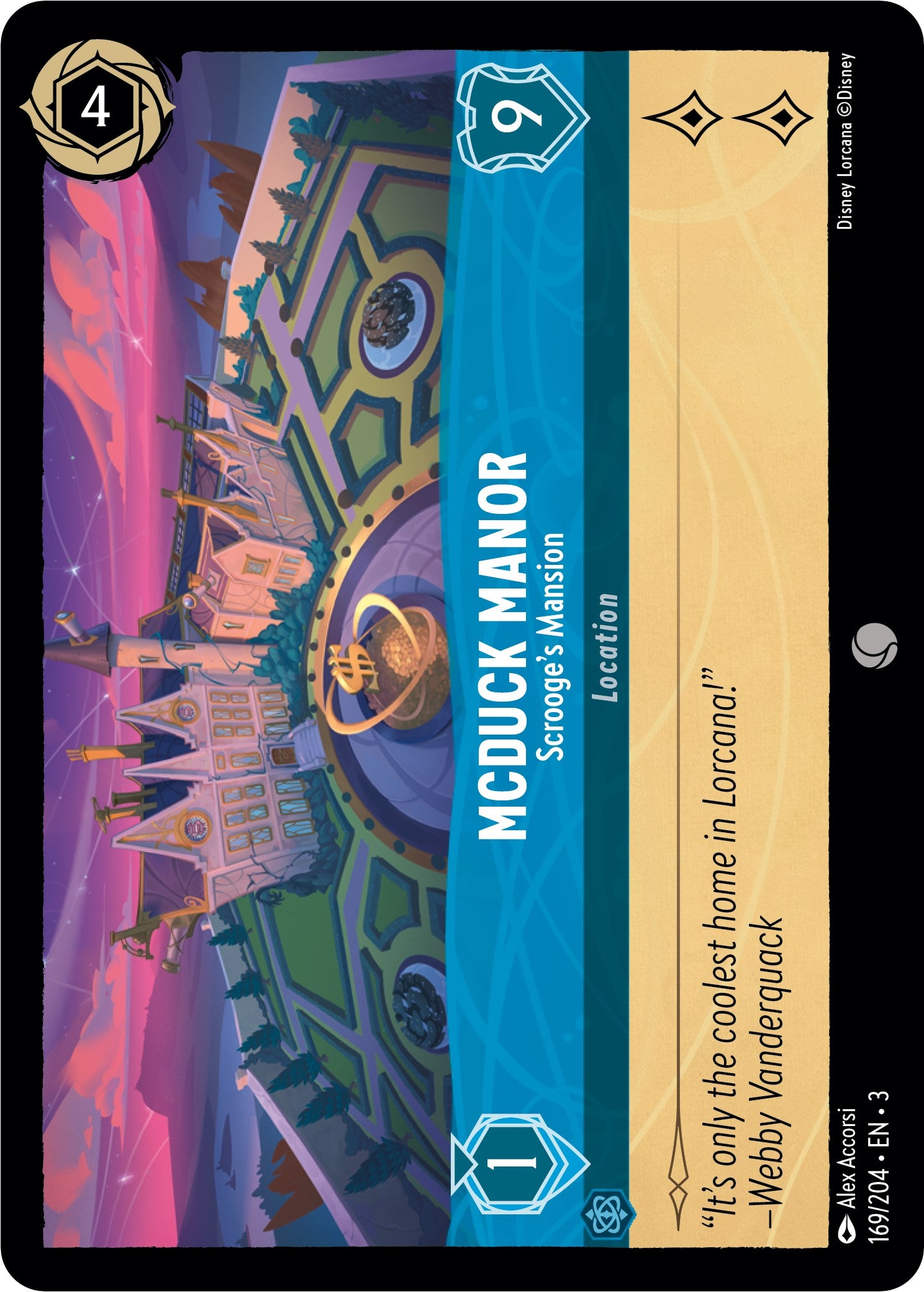 McDuck Manor - Scrooge's Mansion (169/204) [Into the Inklands] | Fandemonia Ltd