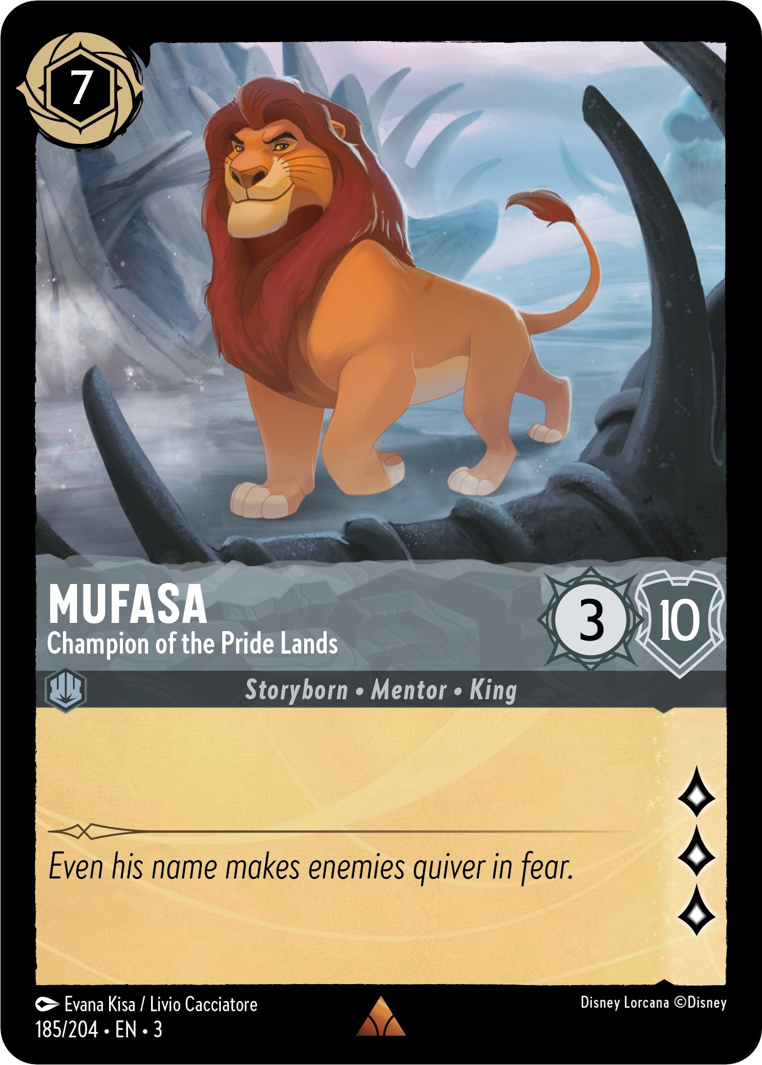 Mufasa - Champion of the Pride Lands (185/204) [Into the Inklands] | Fandemonia Ltd