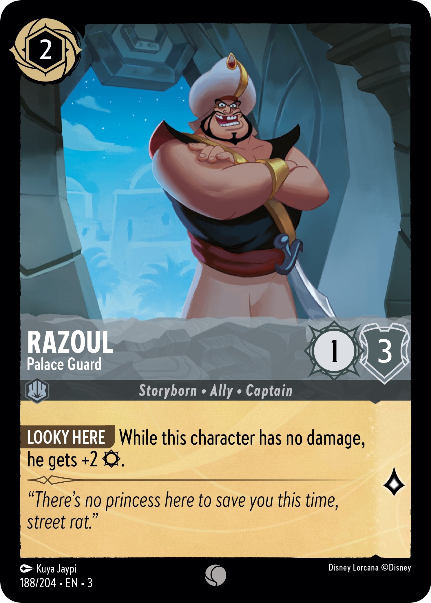 Razoul - Palace Guard (188/204) [Into the Inklands] | Fandemonia Ltd