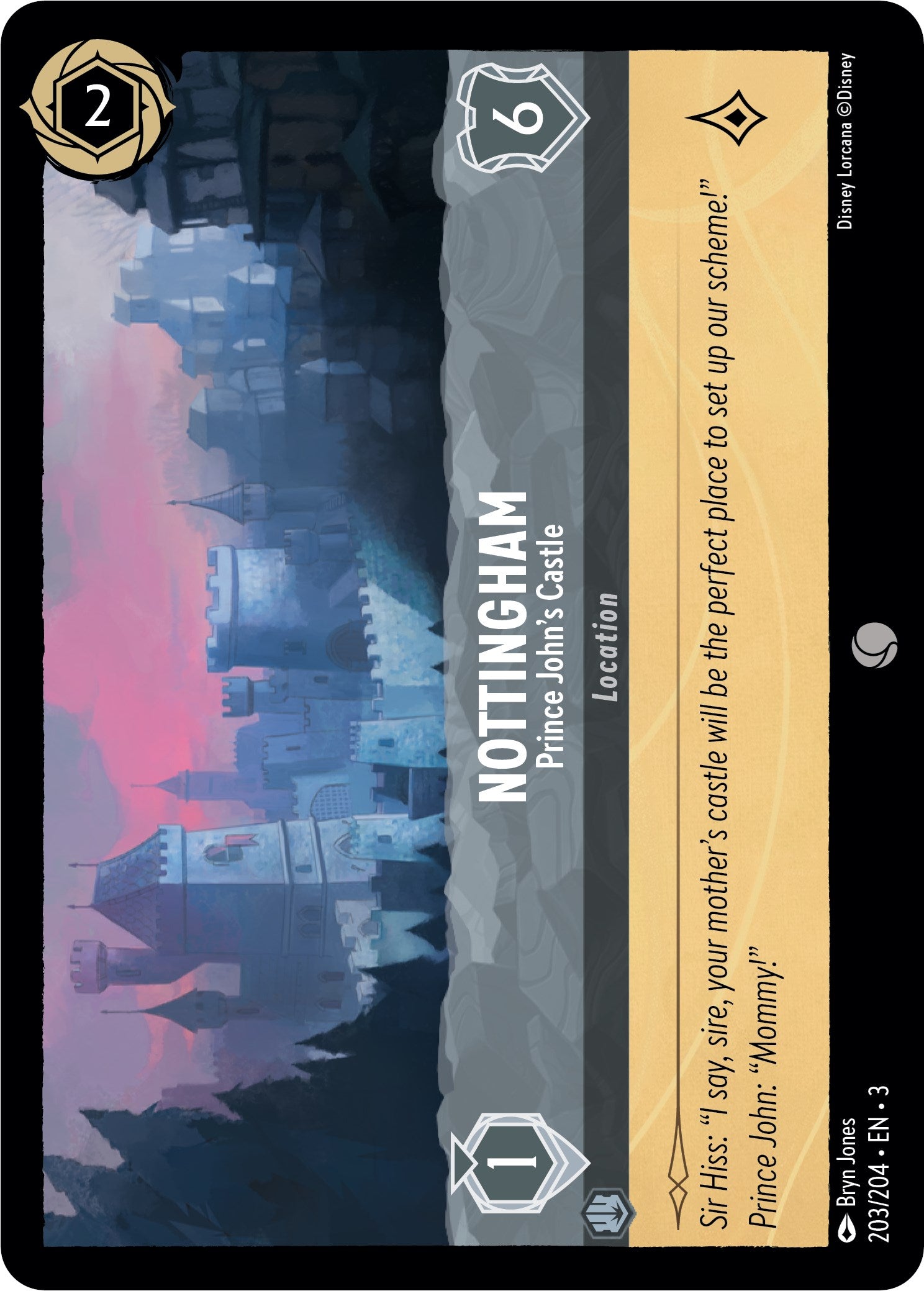 Nottingham - Prince John's Castle (203/204) [Into the Inklands] | Fandemonia Ltd