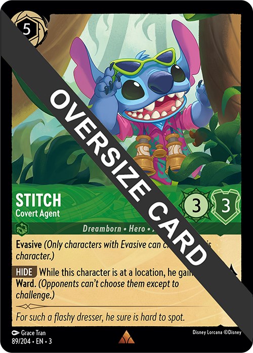 Stitch - Covert Agent (Oversized) (89//204) [Into the Inklands] | Fandemonia Ltd