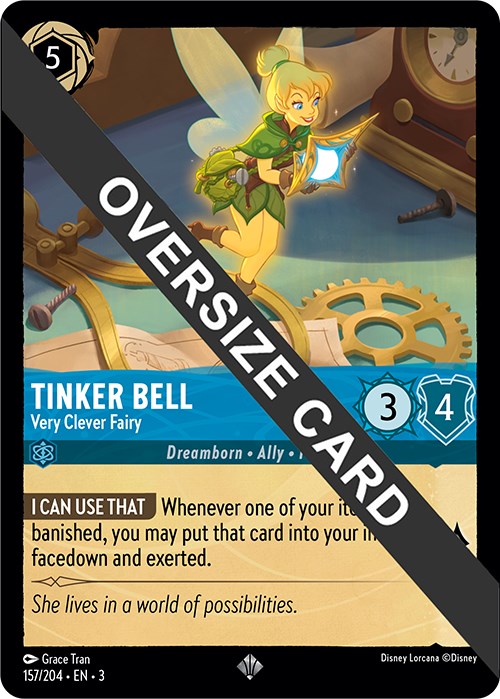 Tinker Bell - Very Clever Fairy (Oversized) (157/204) [Into the Inklands] | Fandemonia Ltd