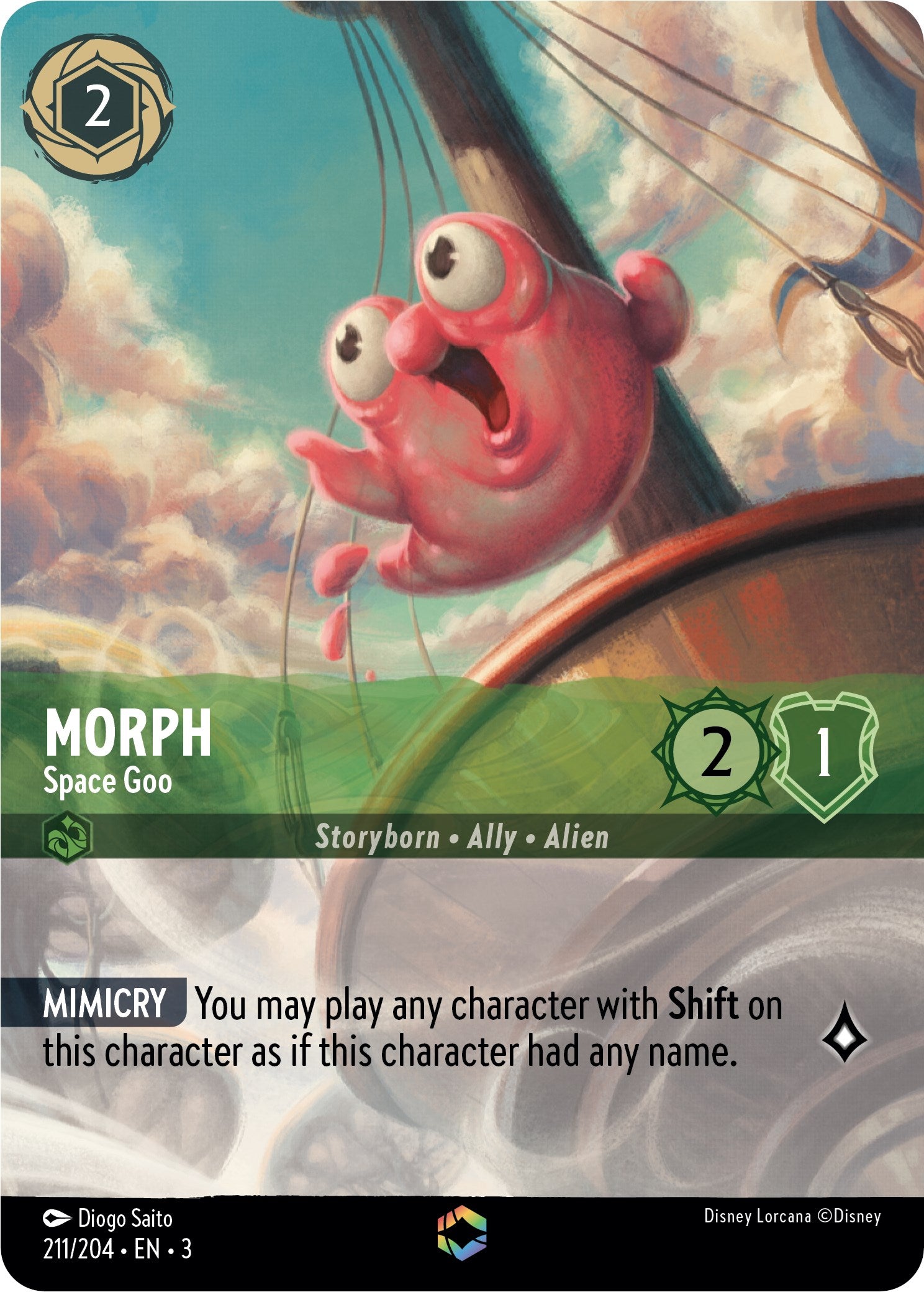 Morph - Space Goo (Alternate Art) (211/204) [Into the Inklands] | Fandemonia Ltd