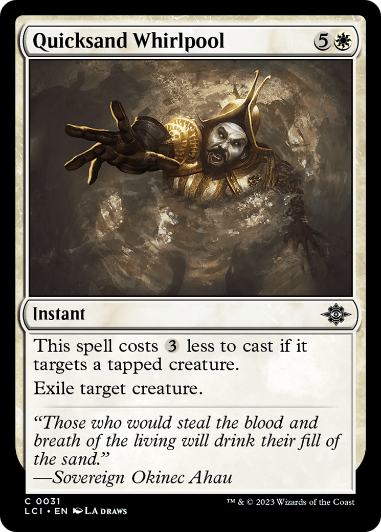 Quicksand Whirlpool [The Lost Caverns of Ixalan] | Fandemonia Ltd