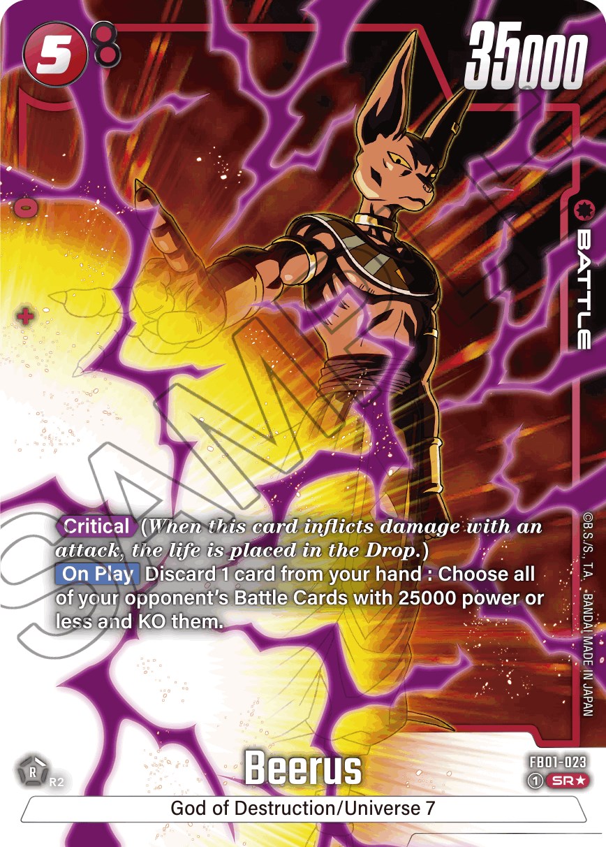 Beerus (FB01-023) (Alternate Art) [Awakened Pulse] | Fandemonia Ltd