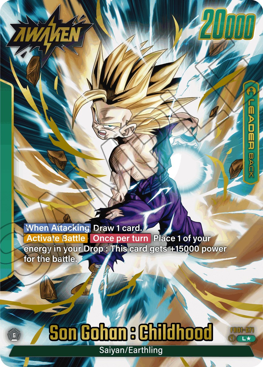 Son Gohan : Childhood (FB01-071) (Alternate Art) [Awakened Pulse] | Fandemonia Ltd