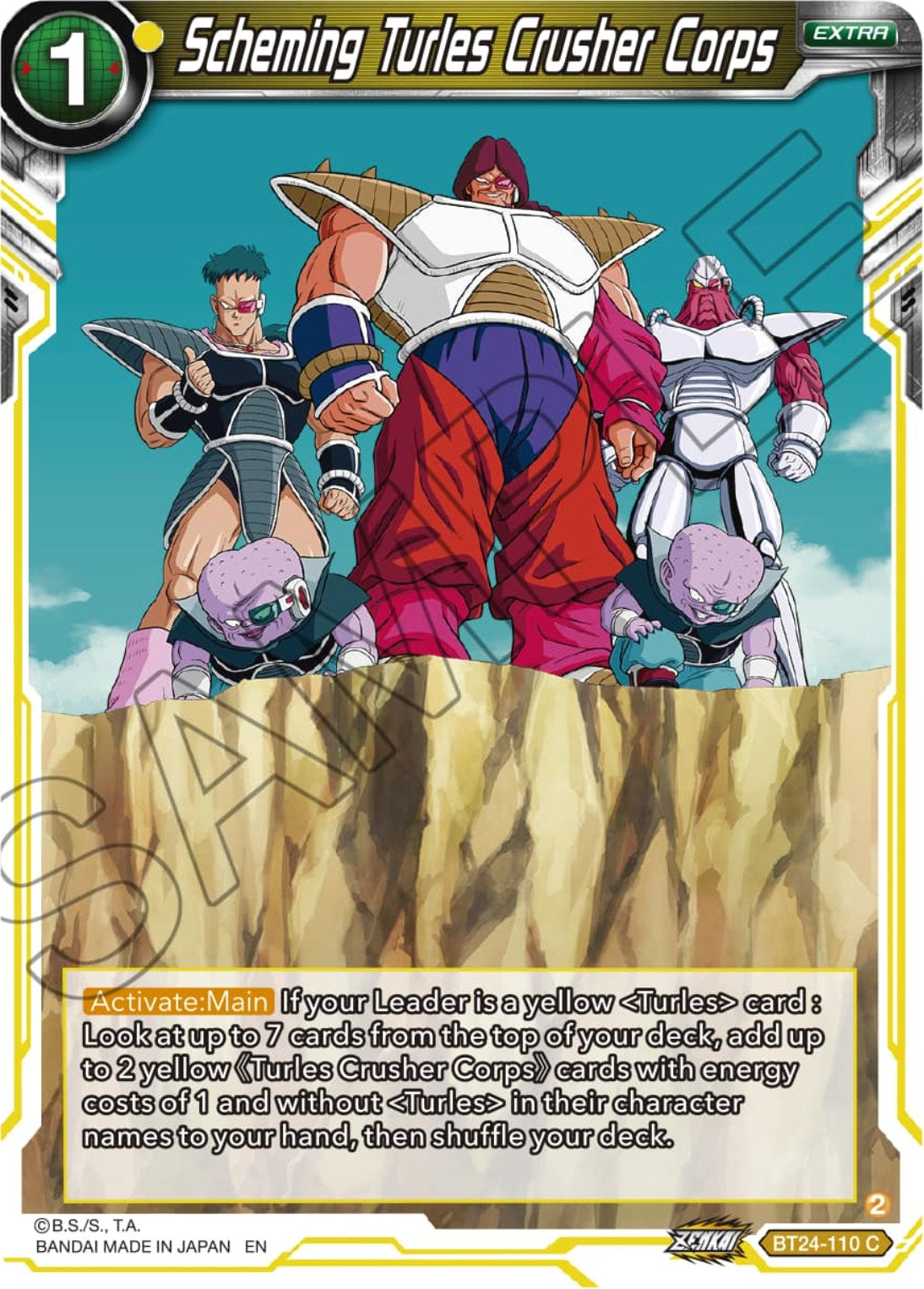 Scheming Turles Crusher Corps (BT24-110) [Beyond Generations] | Fandemonia Ltd