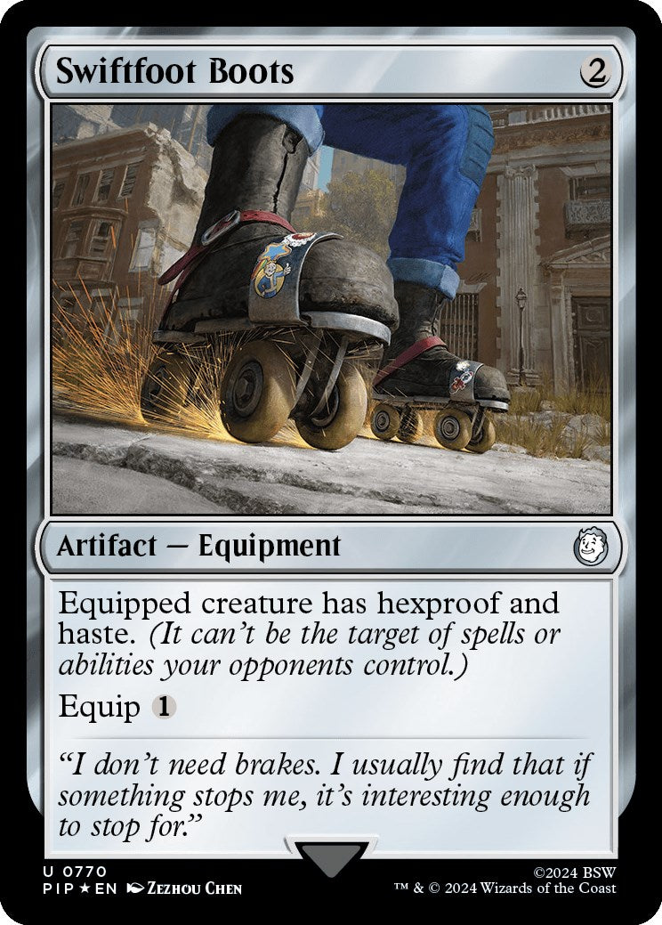 Swiftfoot Boots (Surge Foil) [Fallout] | Fandemonia Ltd