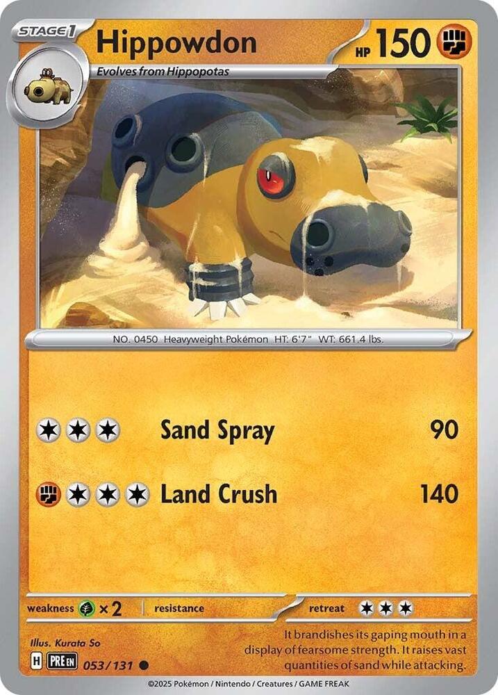 Hippowdon (053/131) [Scarlet & Violet: Prismatic Evolutions] | Fandemonia Ltd