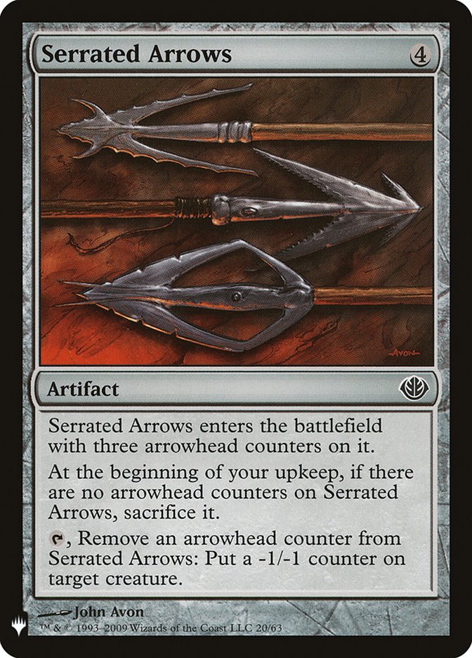 Serrated Arrows [Mystery Booster] | Fandemonia Ltd