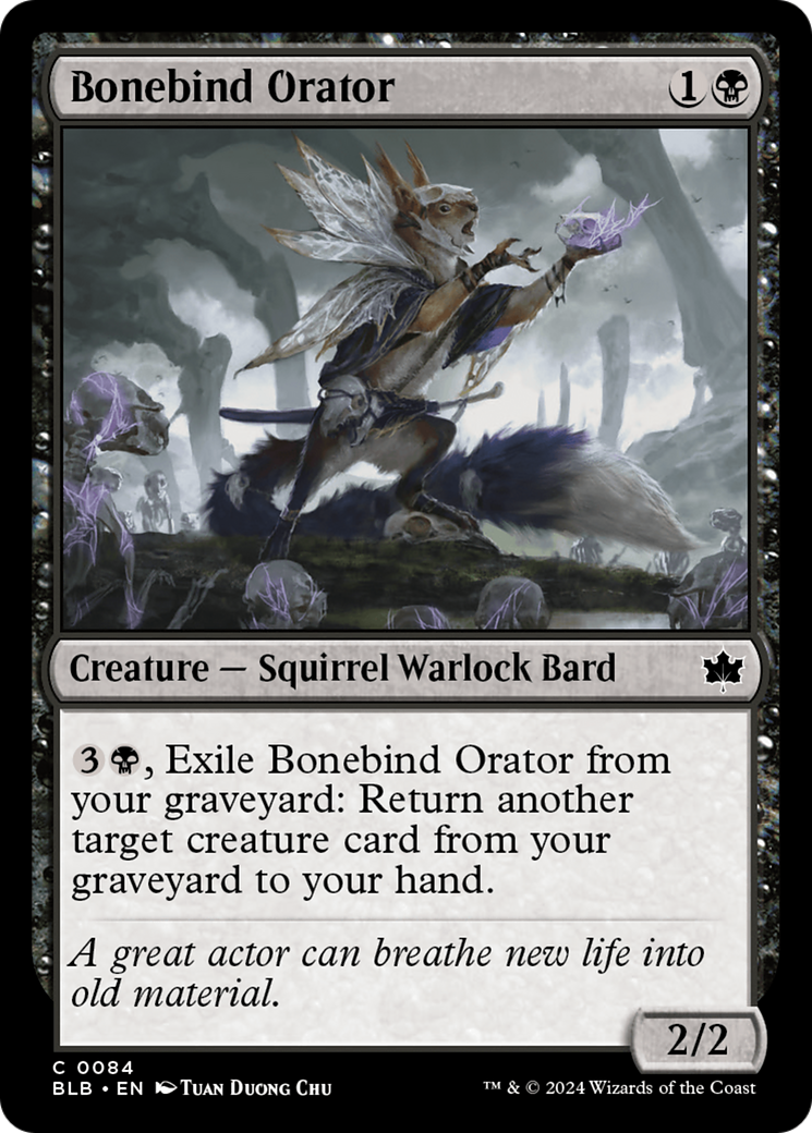 Bonebind Orator [Bloomburrow] | Fandemonia Ltd