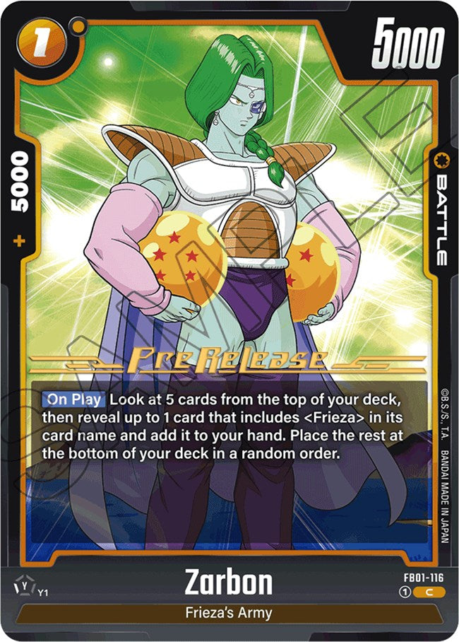 Zarbon [Awakened Pulse Pre-Release Cards] | Fandemonia Ltd