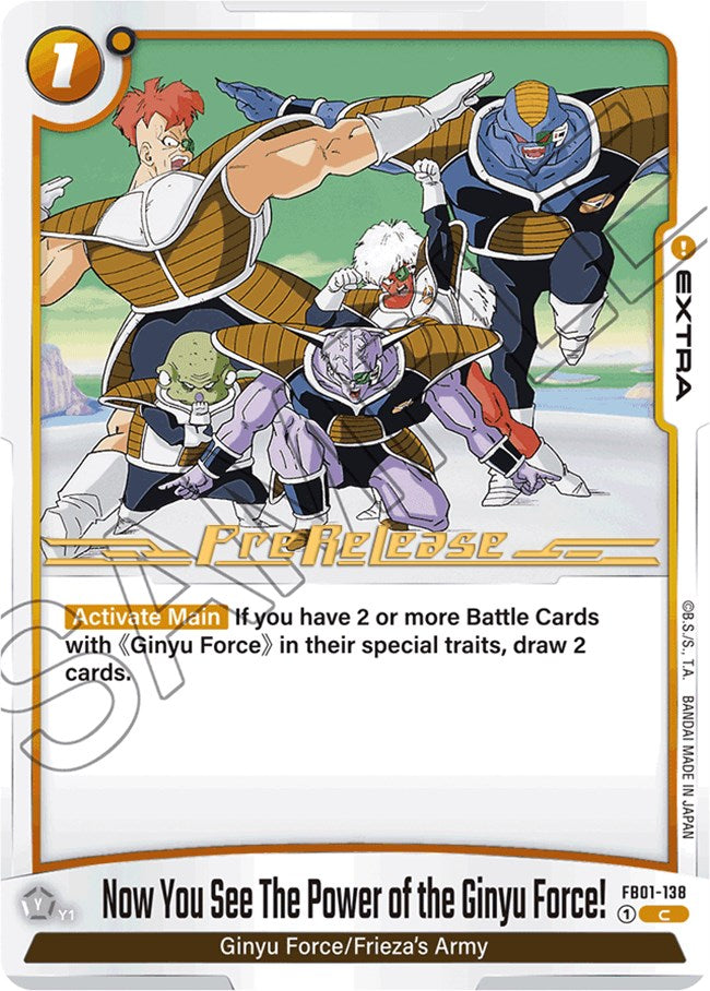 Now You See The Power of the Ginyu Force! [Awakened Pulse Pre-Release Cards] | Fandemonia Ltd