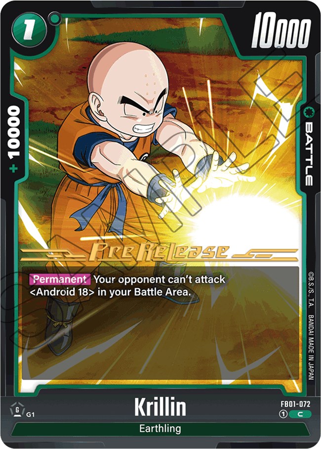 Krillin (FB01-072) [Awakened Pulse Pre-Release Cards] | Fandemonia Ltd