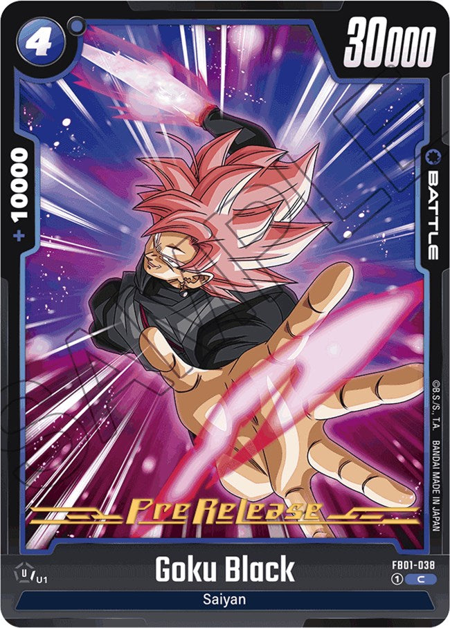 Goku Black (FB01-038) [Awakened Pulse Pre-Release Cards] | Fandemonia Ltd
