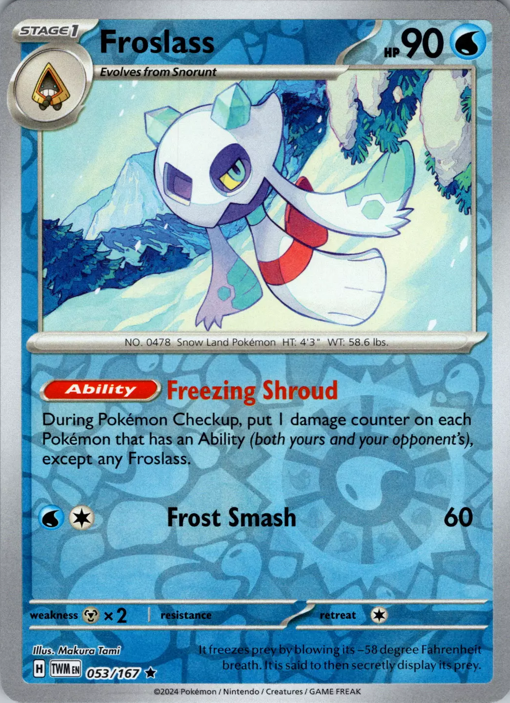 Froslass (053/167) [Scarlet & Violet: Twilight Masquerade] | Fandemonia Ltd