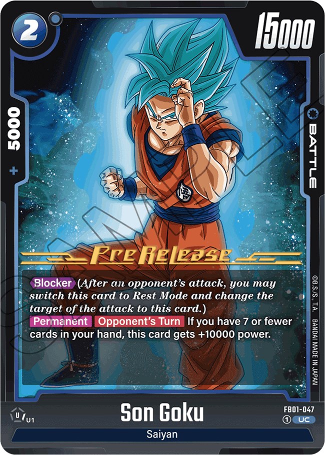 Son Goku (FB01-047) [Awakened Pulse Pre-Release Cards] | Fandemonia Ltd