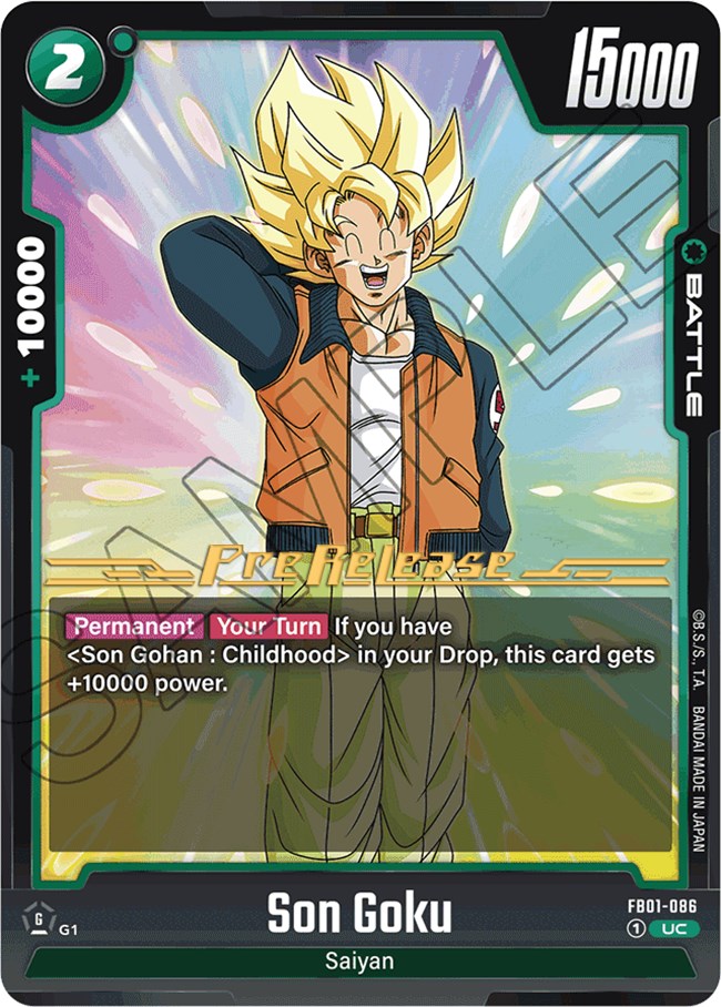 Son Goku (FB01-086) [Awakened Pulse Pre-Release Cards] | Fandemonia Ltd