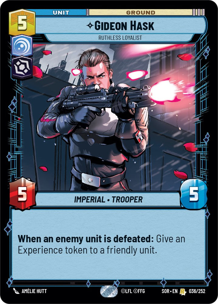 Gideon Hask - Ruthless Loyalist (036/252) [Spark of Rebellion] | Fandemonia Ltd