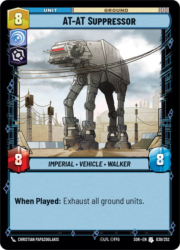 AT-AT Suppressor (039/252) [Spark of Rebellion] | Fandemonia Ltd
