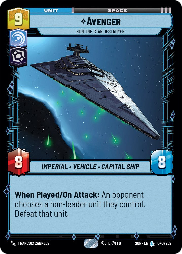 Avenger - Hunting Star Destroyer (040/252) [Spark of Rebellion] | Fandemonia Ltd