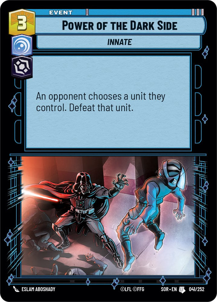Power of the Dark Side (041/252) [Spark of Rebellion] | Fandemonia Ltd