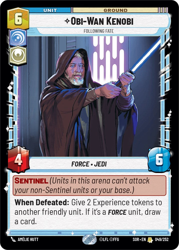 Obi-Wan Kenobi - Following Fate (049/252) [Spark of Rebellion] | Fandemonia Ltd