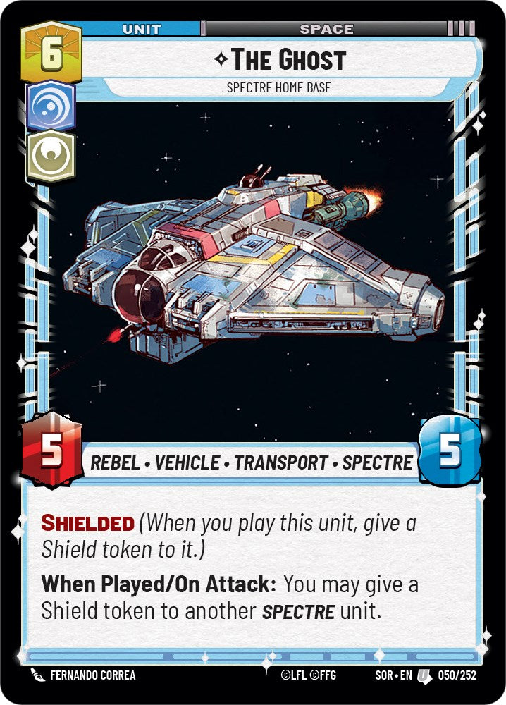 The Ghost - Spectre Home Base (050/252) [Spark of Rebellion] | Fandemonia Ltd