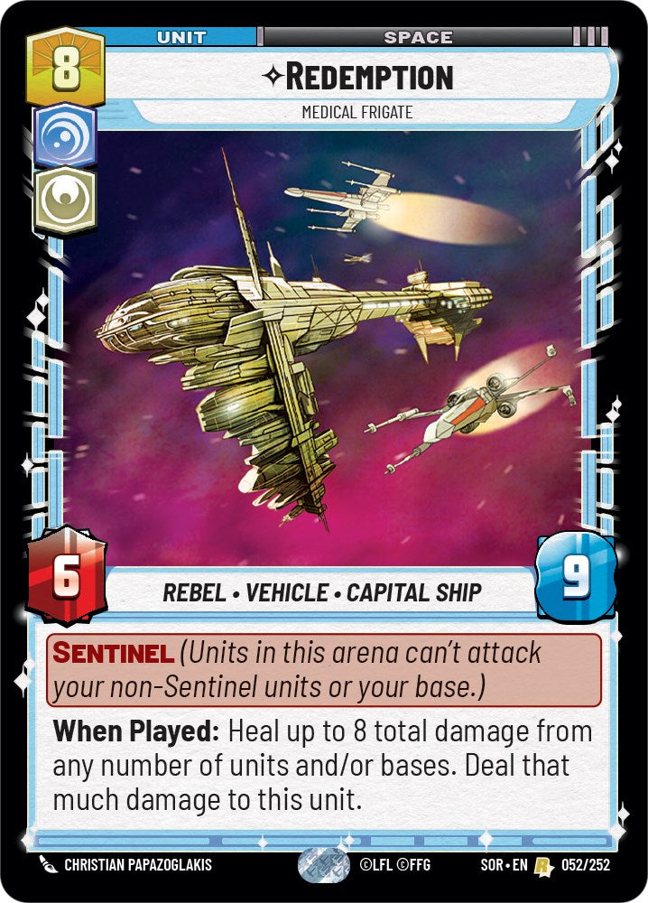 Redemption - Medical Frigate (052/252) [Spark of Rebellion] | Fandemonia Ltd