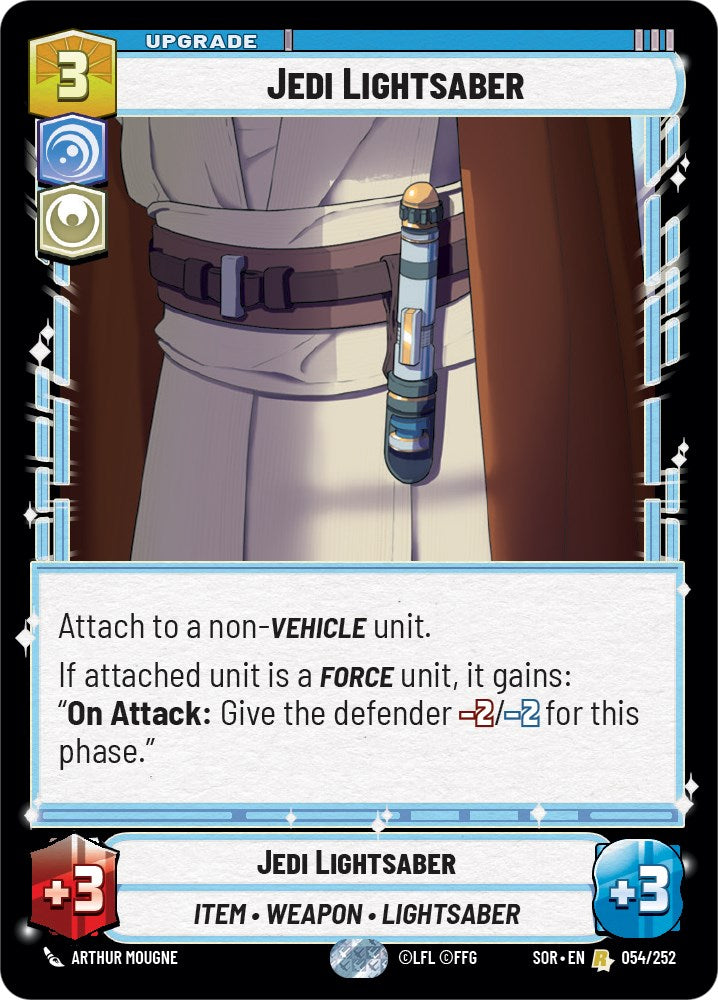 Jedi Lightsaber (054/252) [Spark of Rebellion] | Fandemonia Ltd