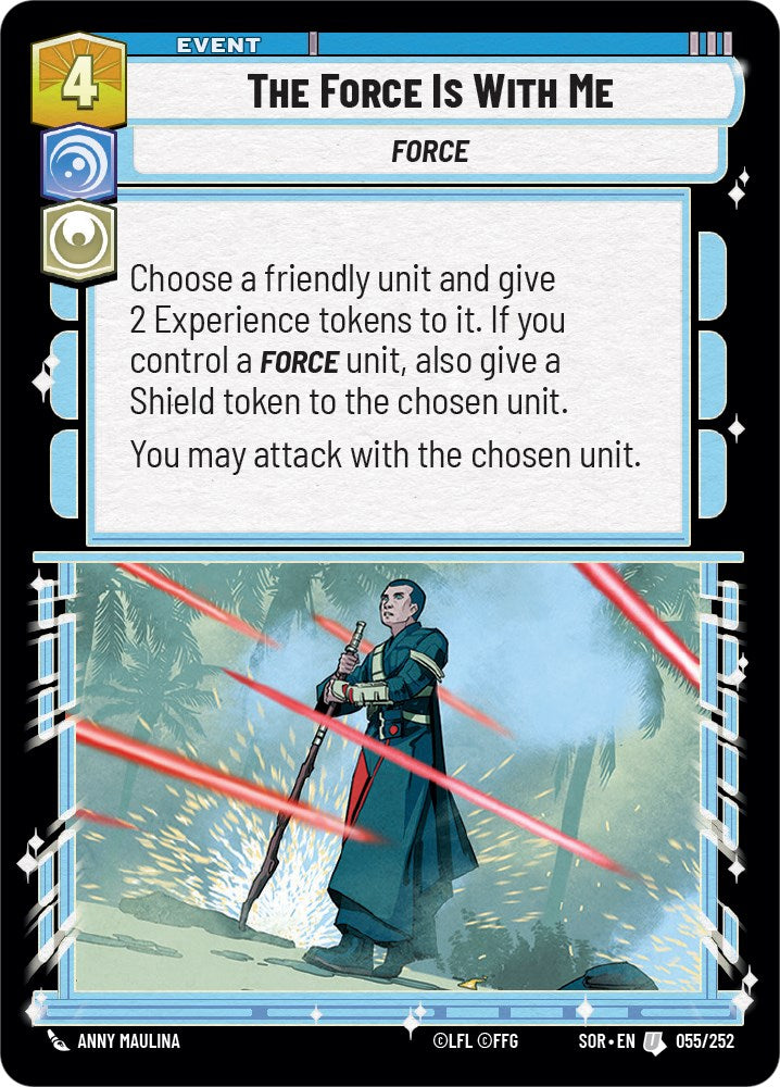 The Force is With Me (055/252) [Spark of Rebellion] | Fandemonia Ltd