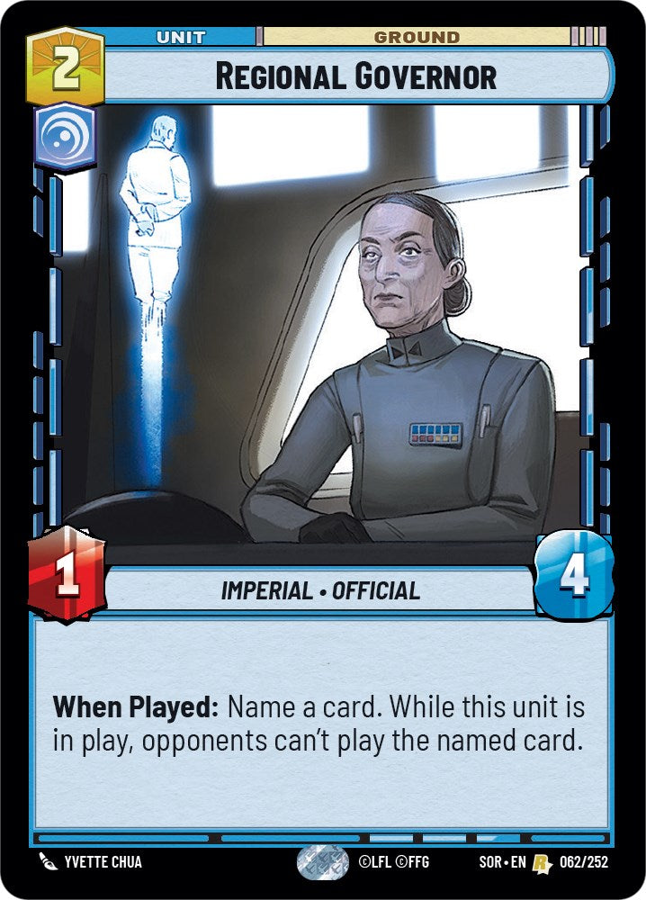 Regional Governor (062/252) [Spark of Rebellion] | Fandemonia Ltd