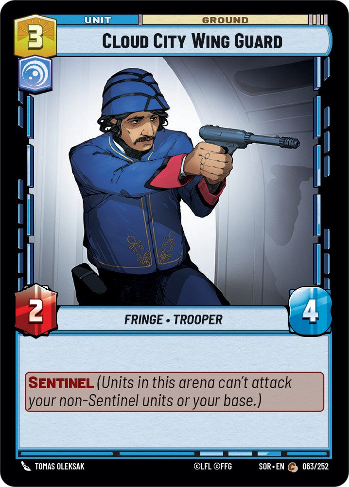 Cloud City Wing Guard (063/252) [Spark of Rebellion] | Fandemonia Ltd