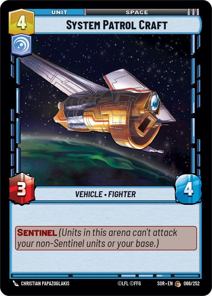 System Patrol Craft (066/252) [Spark of Rebellion] | Fandemonia Ltd
