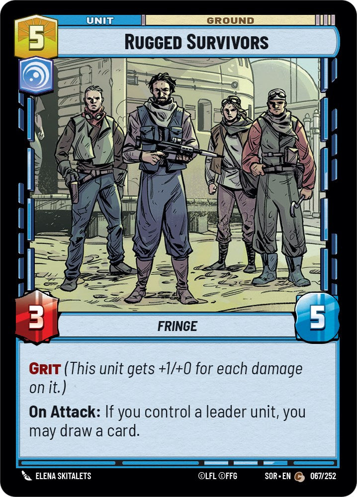 Rugged Survivors (067/252) [Spark of Rebellion] | Fandemonia Ltd