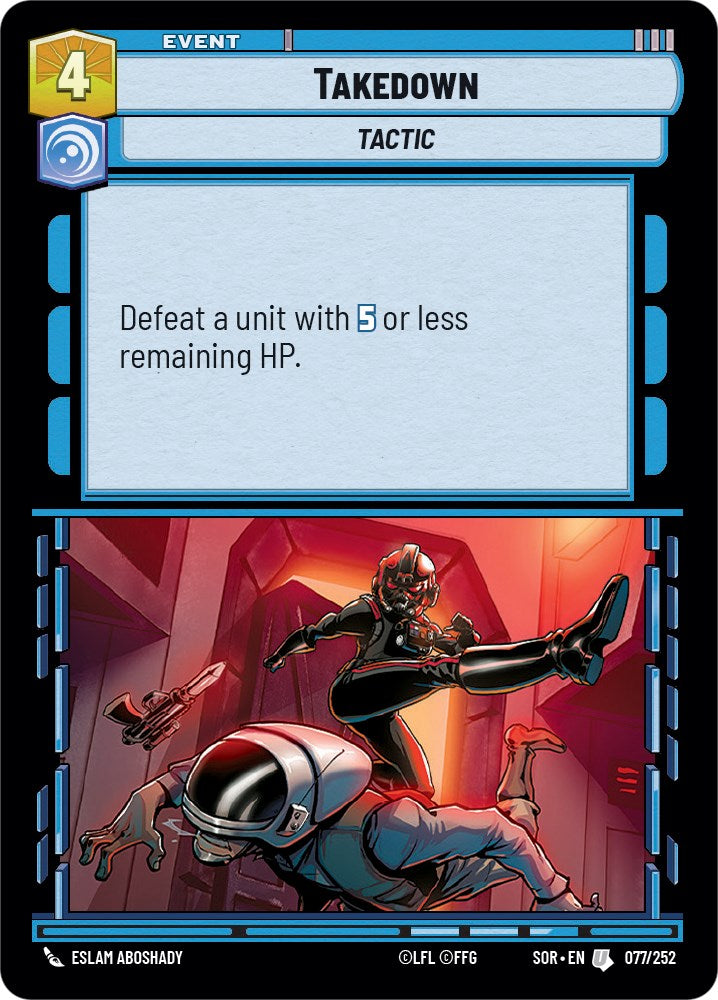 Takedown (077/252) [Spark of Rebellion] | Fandemonia Ltd