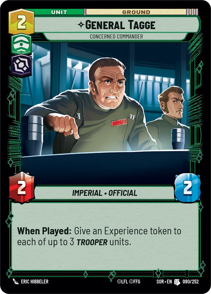 General Tagge - Concerned Commander (080/252) [Spark of Rebellion] | Fandemonia Ltd