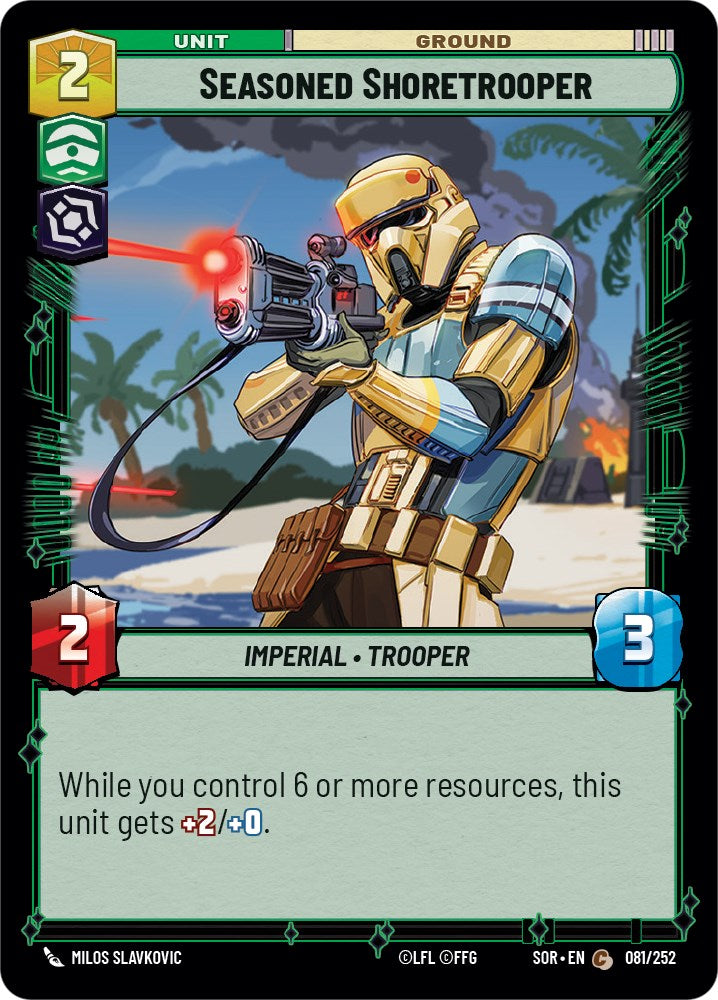Seasoned Shoretrooper (081/252) [Spark of Rebellion] | Fandemonia Ltd