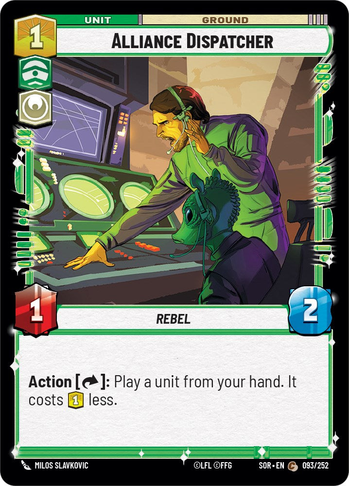 Alliance Dispatcher (093/252) [Spark of Rebellion] | Fandemonia Ltd
