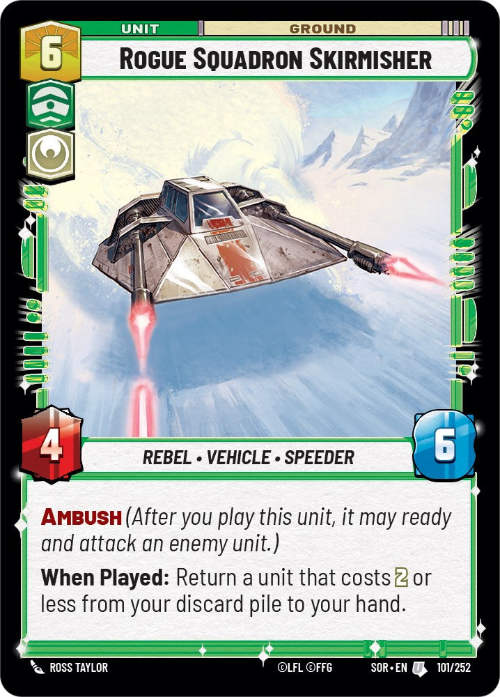 Rogue Squadron Skirmisher (101/252) [Spark of Rebellion] | Fandemonia Ltd