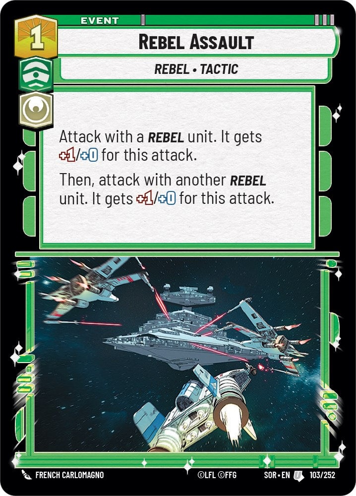 Rebel Assault (103/252) [Spark of Rebellion] | Fandemonia Ltd