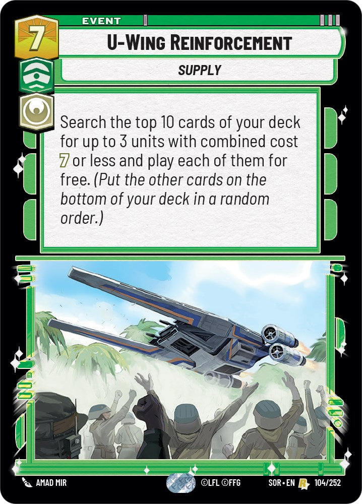 U-Wing Reinforcement (104/252) [Spark of Rebellion] | Fandemonia Ltd