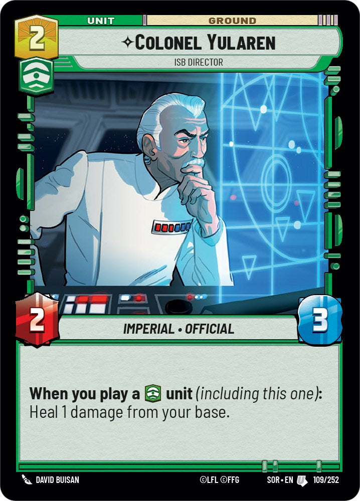 Colonel Yularen - ISB Director (109/252) [Spark of Rebellion] | Fandemonia Ltd